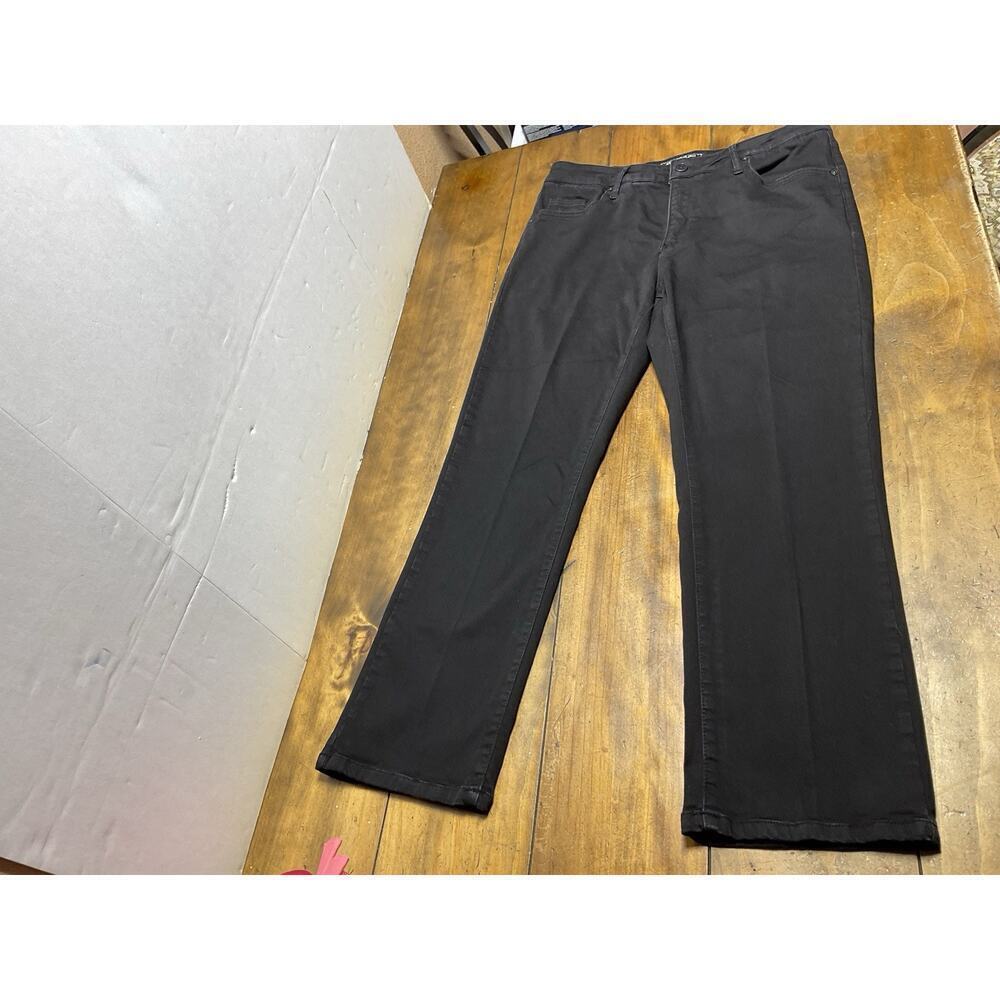 JACK OF SPADES Jeans Men's 36x30 Black High Roller Denim Straight Leg